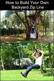 How To Build Your Own Backyard Zip Line Zip Line Backyard Kids Zipline Backyard Adventure