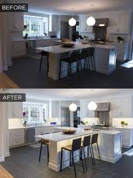 Before After Under Cabinet Lighting In A Recently Remodeled Kitchen New Kitchen Cabinets Kitchen Remodel Under Cabinet Lighting
