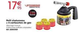 Maybe you would like to learn more about one of these? Offre Petit Chalumeau 4 Cartouches De Gaz Rothenberger Industrial Chez Brico Pro