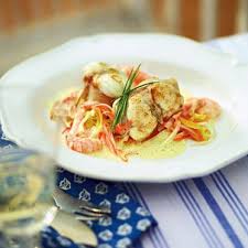 Seeteufel Mit Garnelensauce Rezept Seeteufel Rezept Fisch Essen Seeteufel
