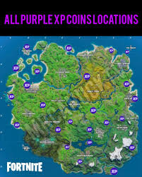 Every week, you'll find them in different locations on apollo island. All 24 Purple Xp Coin Locations Week 1 6 Fortnite Chapter 2 Season 2 Fortnitebr