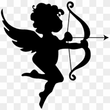Angel Arrow Bow Cartoon Cherub Chubby Cupid Cute Cupid Silhouette Hd Png Download 640x637 152108 Pngfind Perfect for a love or romance illustration. angel arrow bow cartoon cherub