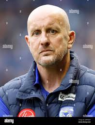 Warrington Wolves interim head coach Gary Chambers during the Betfred Super  League match at the Halliwell Jones Stadium, Warrington. Picture date:  Friday August 4, 2023 Stock Photo