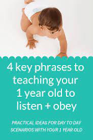 4 Simple Phrases To Help You With 1 Year Old Discipline