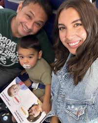 Today, our family celebrated our 6th wedding anniversary. We arrived in  Vegas last night and spent today at the Disney Immersive Exhibit which  Buzzy LOVED! Tonight we had a great steak dinner