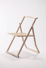 Yoshiyuki Hibino Line Chair Folding Chair Seating Design Milk Com Folding Chair Chair Design Wooden Wooden Chair