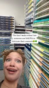 — DO NOT use your saliva!🙅🏾‍♀️🚫 Your mouth has BILLIONS of bacteria  present at any given time!, Using saliva to lubricate your contacts is  simply NOT AN OPTION. Doing so could lead to infections and ...