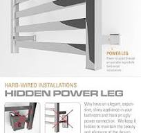 Amazon.com: Brandon Basics Wall Mounted Electric Towel ...