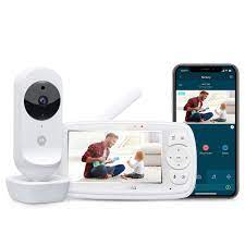 Motorola Ease44connect Wi Fi Video Baby Monitor With 4 3 Hd Color Screen Walmart Com Video Monitor Baby Baby Monitor Wifi Baby Monitor