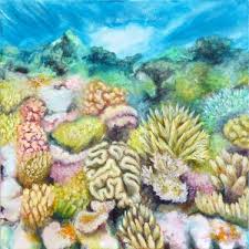Customize your coral reef print with hundreds of different frames and mats, if desired. Coral Reef Painting By Jacqueline Talbot Saatchi Art