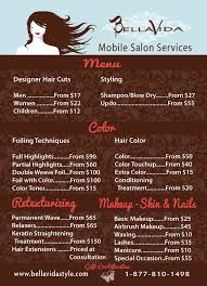 Check spelling or type a new query. Menu Bella Vida Style Mobile Salon Mobile Salon Mobile Hair Salon Salon Services