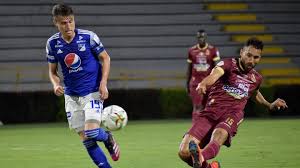 Deportes tolima recibe a millonarios en el estadio manuel murillo toro, sin publico en el partido de ida de la gran final del fútbol profesional colombiano. Zk4fiz4l36cjcm