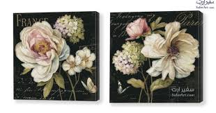 تابلوه اسود زهور وورود سفير ارت للديكور Ted Baker Icon Bag Cards Bags