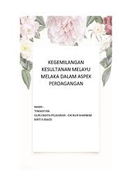 A) siapak siapakah ah yang yang meng mengasas asask kan kesul kesultana tanan n melayu melayu melak. Kerja Kursus Sejarah 2d Flip Ebook Pages 1 18 Anyflip Anyflip