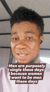 Men are purposely single these days because women want to be men these days  #familylifestyle #goviral #fblifestyle