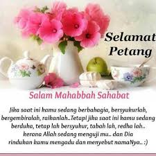 Safe, secure, secure, evening, security, afternoon, good morning, good evening. Melia Design Selamat Petang Kawan Kawan Facebook