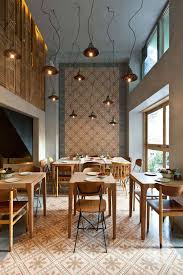 Mediterrane Wand Und Bodenfliesen Zementfliesen Handglasierte Terracotta Keramikfliesen Metro Flies Restaurant Interieur Restaurant Design Restaurant Deko