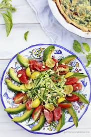 Raw Zucchini Salad Recipe Yummy Mummy Kitchen Yummy Salad Recipes Vegetarian Salad Recipes Raw Zucchini Salad