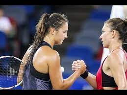 Dave winter / icon sport get premium, high resolution news photos at getty images. 2017 Wuhan Second Round Daria Kasatkina Vs Simona Halep Wta Highlights Youtube