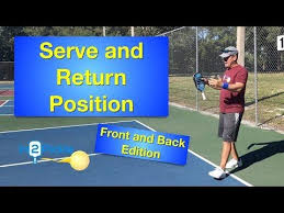 Maybe you would like to learn more about one of these? Serve And Return Position Front To Back Edition Youtube Positivity Pickleball Serve