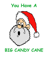 Funny Christmas Santa Claus Surprised Big Candy Cane Holiday Xmas Funny Joke Humor Santa Santaclau Christmas Humor Funny Christmas Shirts Christmas Shirts