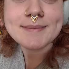 14K Gold Baguette Nose Ring, 20g Dainty Crystal Gold Nose Hoop Ring  Jewelry, Minimalist Bendable Nose Piercing Jewelry, Gold Jewelry