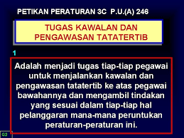 (2) seseorang pegawai yang tidak menjalankan kawalan dan pengawasan tatatertib ke d) penamatan perkhidmatan demi kepentingan awam peraturan. Pengenalan Kepada Aspek Pengurusan Tatatertib Dalam Perkhidmatan Awam