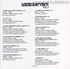 D a nei tuoi occhi innocenti. Lucio Battisti Vol 2 Io Tu Noi Tutti