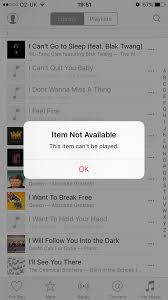 Item Not Available Apple Music Error Apple Community