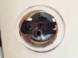 You may have to make the hole in the . How Do I Fix An Exterior Door Knob That Will Unlock But Not Turn Home Improvement Stack Exchange
