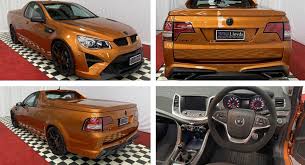 Than either the gtsr maloo or gtsr sedan, with its front and rear springs rated at 2.2 and 2.0 times stiffer, respectively, than those of a standard hsv gts. 636 Hp Hsv Gtsr W1 Maloo Ute To Sell For Over 500 000 In Australia Carscoops