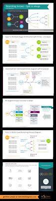 Thin Block Arrows Of Branching Processes Fork Mutliple Split Or Merge Powerpoint Flow Charts Outline Process Flow Powerpoint Design Flowchart Shapes