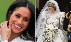 Meghan markle and prince harry en route to their wedding reception. Meghan Markle Will Wear This Key Item From Princess Diana S Collection Royal News Express Co Uk
