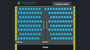 Seating Charts Musicalfare Theatre Amherst Ny