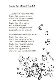 Louder Than A Clap Of Thunder By Jack Prelutsky Illustrated By James Stevenson Kids Poems Reading Poems Childrens Poetry