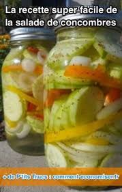 Ultra Facile A Faire La Delicieuse Recette De La Salade De Concombres Recette Salade Concombre Recettes De Cuisine Recette