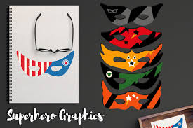 These are released under creative commons cc0. Superhero Masks Graphic By Revidevi Creative Fabrica