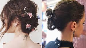 Check out these amazing buns for create 15 different looks with these lovely buns for short hair. The 20 Best Updos For Short Hair Glamour