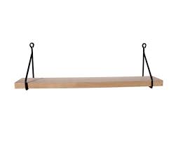 Longueur 60cm x largeur 14cm x hauteur 65.5cm couleur: Etagere Murale Bois Et Linea Metal Noir 60 X 10 Quincadeco