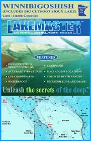 Amazon Com Lakemaster Lpmnwip12 03 Paper Map Winnibigoshish