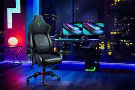 Für die schultern, den kopf und den nacken. Gaming Chair With Lumbar Support Razer Iskur