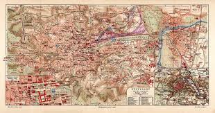Alte Historische Stadtkarte Stuttgart Stadtplan Lithographie 1908 Ebay Landkarte Stadtplan Karten