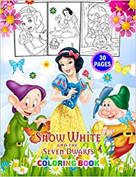 Red snow, green snow, and brown s. Snow White And The Seven Dwarfs Coloring Book For Kids And Adults 30 Pages Amazon Es Parker Juliana Libros En Idiomas Extranjeros