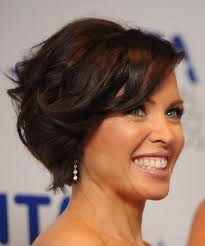 Side View Of Curly Wavy Bob Hairstyle Hairstyles Weekly
