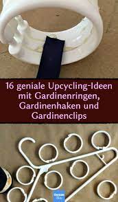 16 upcycling ideen mit gardinenringen gardinenhaken und gardinenclips upcycling gardinenring basteln mit tontopfen