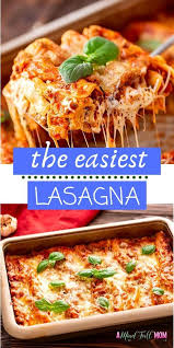 If You Are Looking For An Easy Lasagna Recipe You Have Just Found It This Easy Homemade Lasagna Homemade Lasagna Homemade Lasagna Recipes Easy Lasagna Recipe