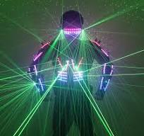 New Green Laser Suit Jacket LED Glasses Armor Laser Man Stage Performance Luminous Clothing LED Dance Robot Costume - AliExpress 200000532