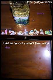 Apply heat with heat gun or hair dryer, on low. How To Remove Adhesive From Cabinets 2021 How To Remove Stickers Sticker Removal Remove Stickers From Wood