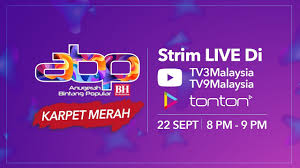 Saksikan anugerah yang akan ditayangkan di tv3 iaitu anugerah bintang popular 2019 (abpbh 32). Live Karpet Merah Anugerah Bintang Popular Bh 32 Abpbh32 Youtube