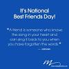 1) and it's a chance to appreciate the people who have been there for you through thick and thin. 1